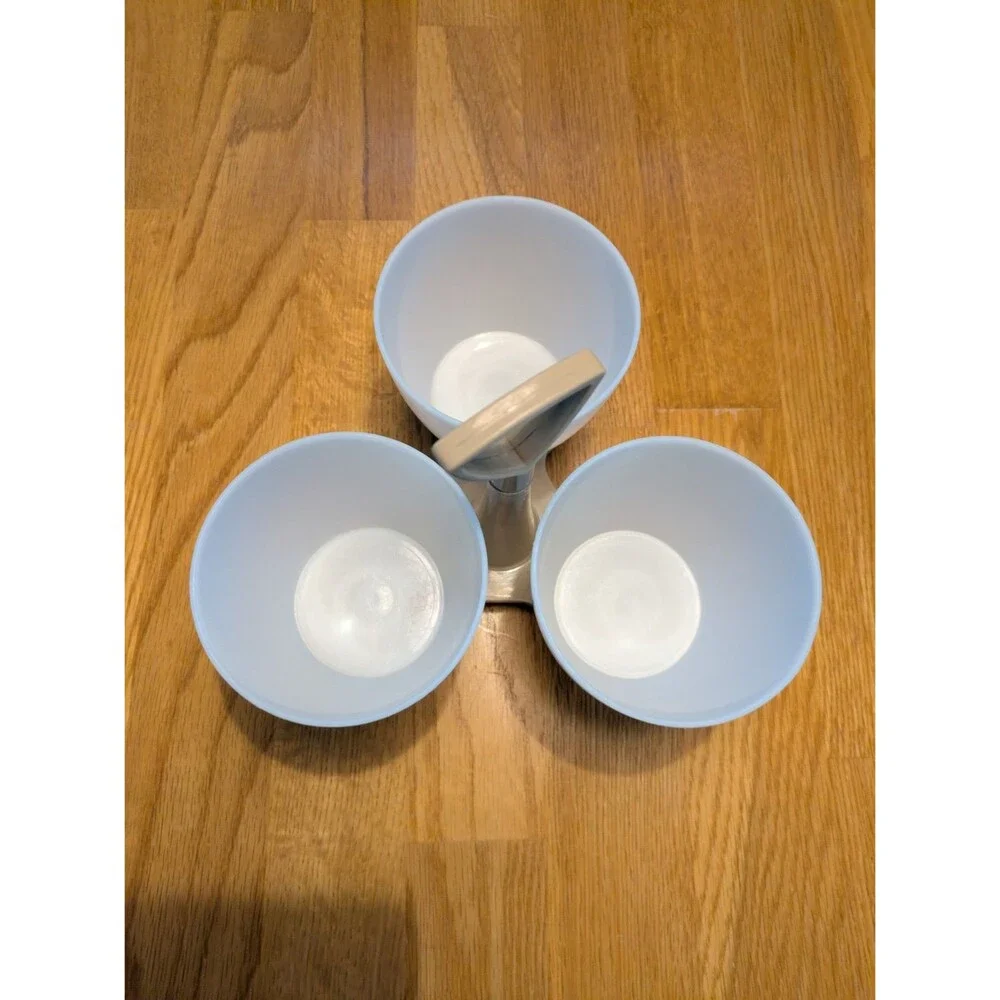 Vintage 70s Tupperware Condiment Caddy Set No Lids Or Spoon Great Condition!